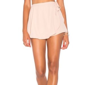 SHOW ME YOUR MUMU PINK WRAP SKORT